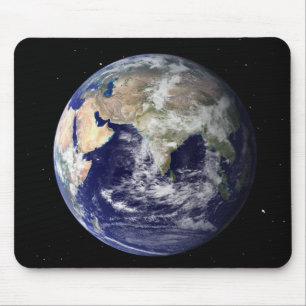 Volle Erde, die Europa und Asien 2 zeigt Mousepad