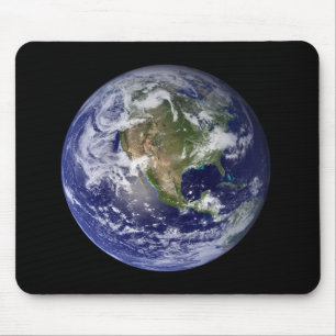 Volle Erde, die Nordamerika 3 zeigt Mousepad