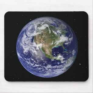 Volle Erde, die Nordamerika 4 zeigt Mousepad