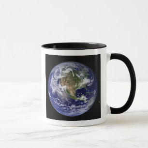 Volle Erde, die Nordamerika 4 zeigt Tasse