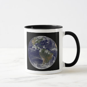 Volle Erde, die Nordamerika und SüdAmer 2 zeigt Tasse
