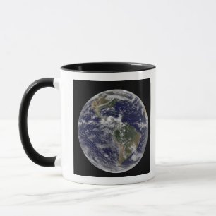 Volle Erde, die Nordamerika und SüdAmer 3 zeigt Tasse