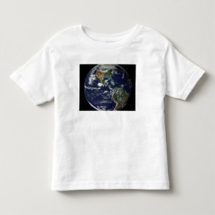Volle Erde, die Norden und Südamerika zeigt Kleinkind T-shirt