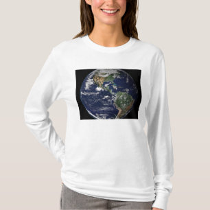 Volle Erde, die Norden und Südamerika zeigt T-Shirt