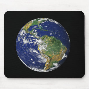 Volle Erde, die Südamerika zeigt Mousepad