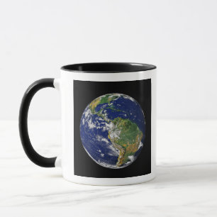 Volle Erde, die Südamerika zeigt Tasse