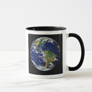 Volle Erde, welche die Westernhemisphäre zeigt Tasse