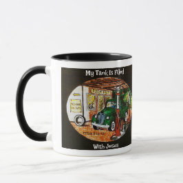 "Volle Tank Jesu" Possum Trot Tasse