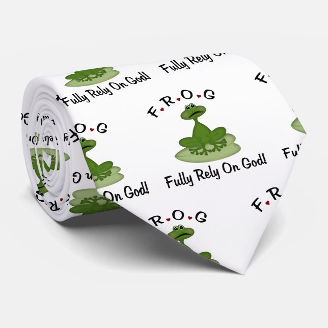 Volle Verlass auf Gott Krawatte (Gerollt)