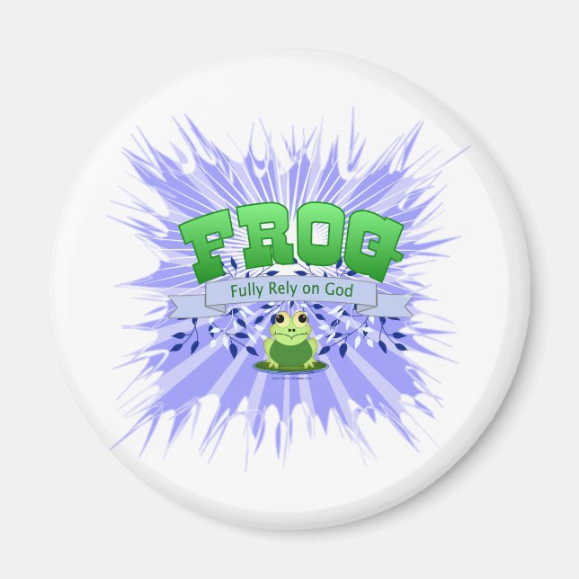 Volle Verlass auf Gott Magnet (Vorne)