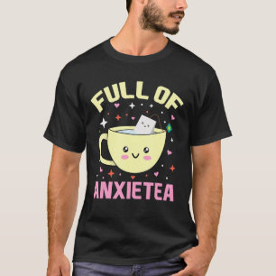 Voller AngstEin süßer Tasse Tee und Teebeutel Tee