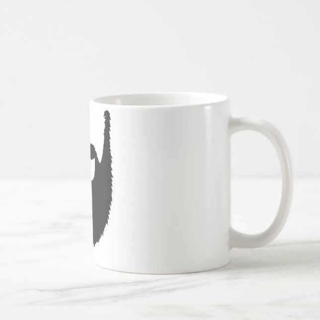 Voller Bart Kaffeetasse (Rechts)