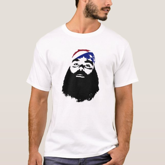 Voller Bart-natürliche Dynastie für Männer T-Shirt (Vorderseite)
