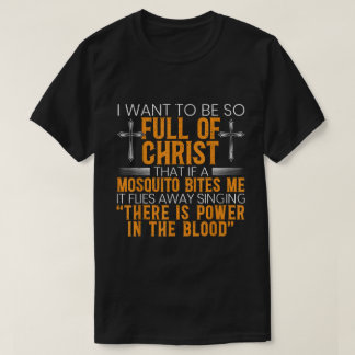 Voller Christus Funny Christliches Shirt