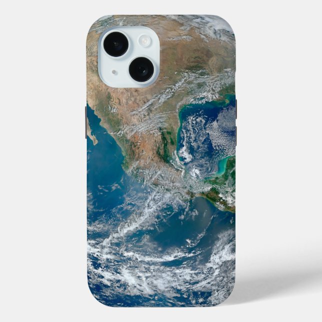 Voller Erde mit Nordamerika und Mexiko. Case-Mate iPhone Hülle (Rückseite)