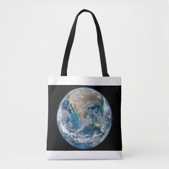 Voller Erde mit Nordamerika und Mexiko. Tasche (Vorderseite)
