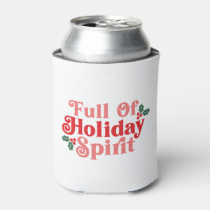 Voller Holiday Spirit - festliche Typografie Dosenkühler