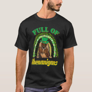 Voller Shenanigans Afghan Hound Liebhaber Dog St P T-Shirt