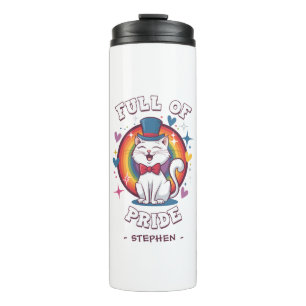 Voller Stolz LGBTQ Cat Pride Thermosbecher
