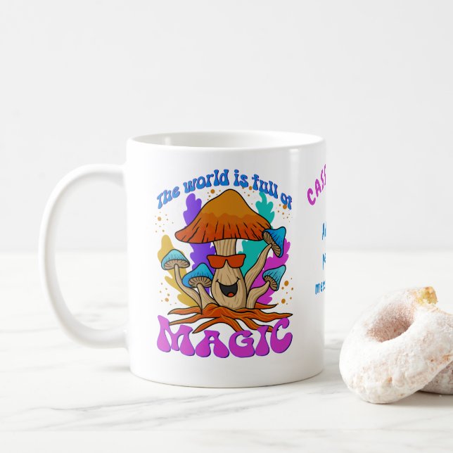 Voller Zauberkunst Kaffeetasse (Mit Donut)