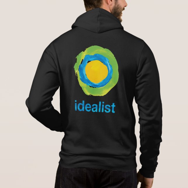 Voller ZipHoodie (wählen Sie Ihre Größe/Art/Farbe) Hoodie (Rückseite)