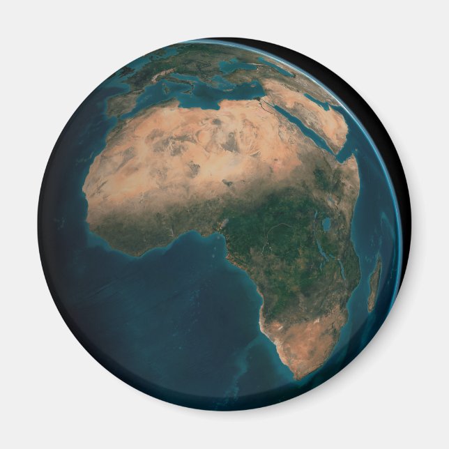 Vollerde aus dem Weltraum über dem afrikanischen K Magnet (Vorne)