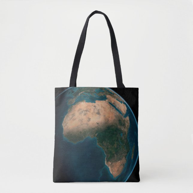 Vollerde aus dem Weltraum über dem afrikanischen K Tasche (Vorderseite)
