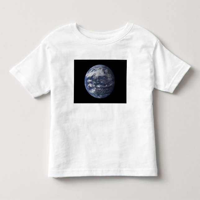 Vollerde zentriert über den Pazifik Kleinkind T-shirt (Vorderseite)