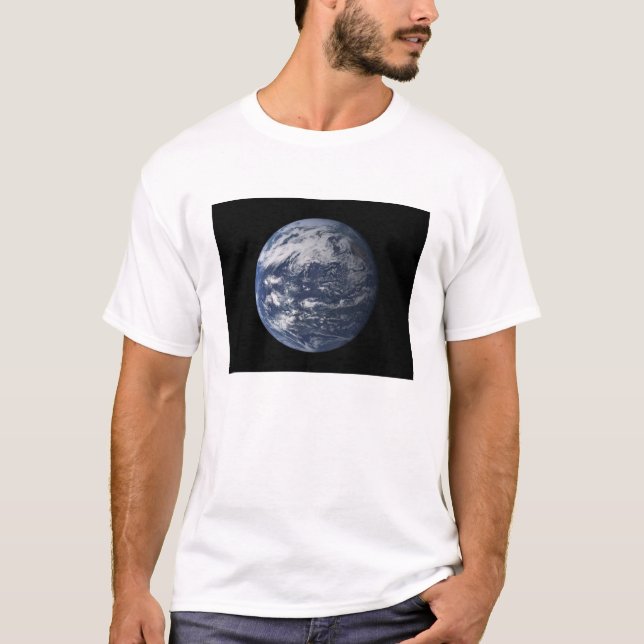 Vollerde zentriert über den Pazifik T-Shirt (Vorderseite)