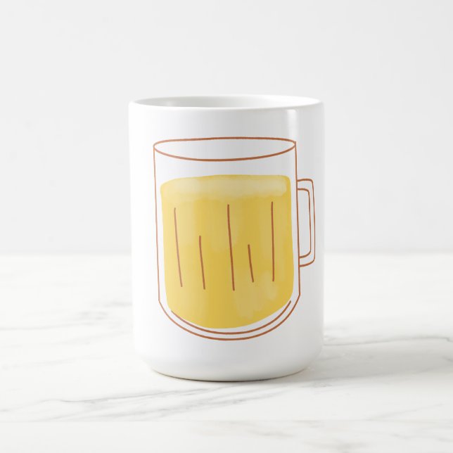 Volles Bierglas Kaffeetasse (Mittel)