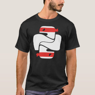 Volles schwarzes Ninja T-Shirt