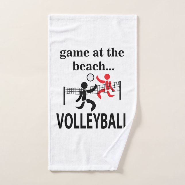 Volley-ball de plage (Serviette à main)