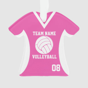 Volley-ball sport Jersey rose avec photo