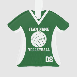 Volley-ball Sport Jersey vert avec photo