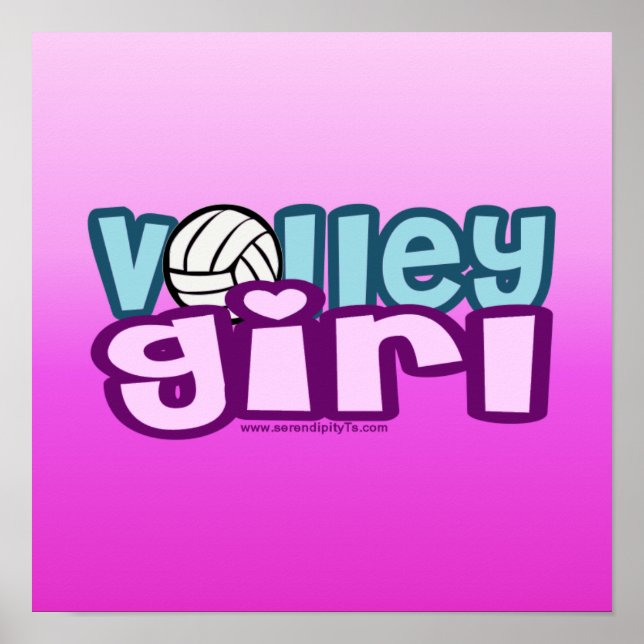 Volley Girl Poster (Vorne)