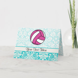 Volley rose ; Modèle Damask