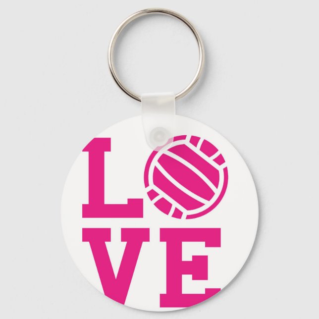 Volleybal Sports Schlüsselanhänger (Vorderseite)