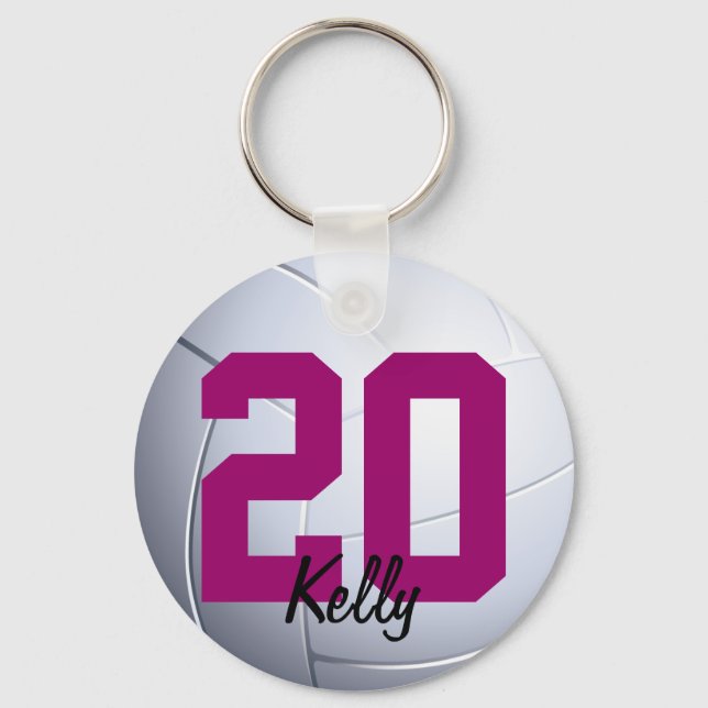 Volleybal Sports Schlüsselanhänger (Vorderseite)