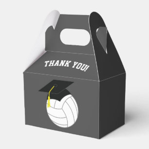 Volleyball Abschluss Sportgrau Geschenkschachtel