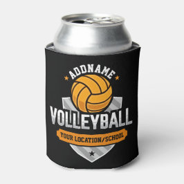 Volleyball ADD TEXT School Varsity Team Player Dosenkühler