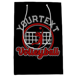 Volleyball ADNAME Spike Ball Attack Team Sport Mittlere Geschenktüte