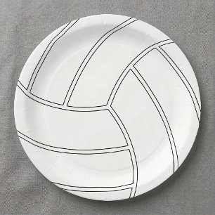 Volleyball Anpassbare Papier-Party-Teller Pappteller