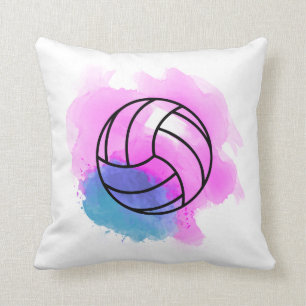 Volleyball-Aquarell Kissen