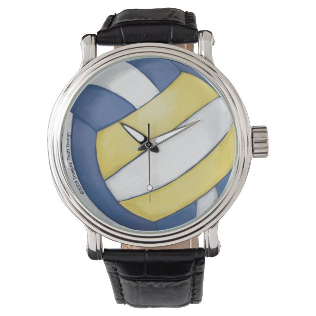 Volleyball Armbanduhr (Vorderseite)
