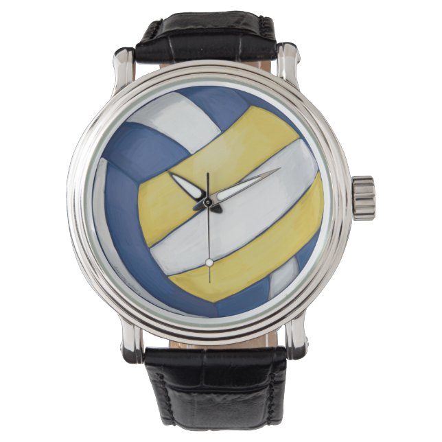 Volleyball Armbanduhr (Vorderseite)