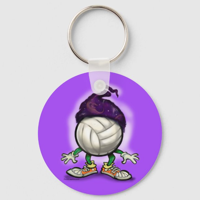 Volleyball-Assistent Schlüsselanhänger (Vorderseite)