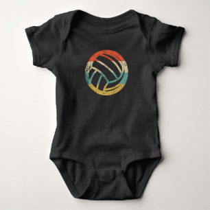 Volleyball Ball Icon Retro Volleyball Baby Strampler