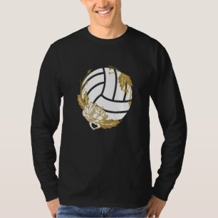 Volleyball Ball Sports Blumen Team Coach Beach Vol T-Shirt