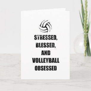 Volleyball Beach Player Volleyball Team Girl Gift Karte