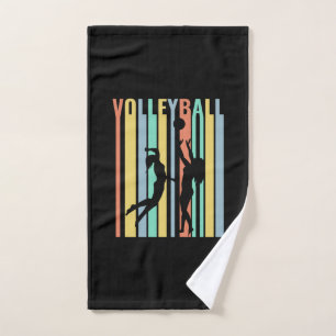 Volleyball Beachvolleyball Retro Handtuch